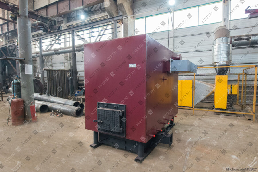 Котел для отопления промышленный на естественной тяге