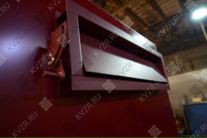 Шибер газохода котла для отходов древесины