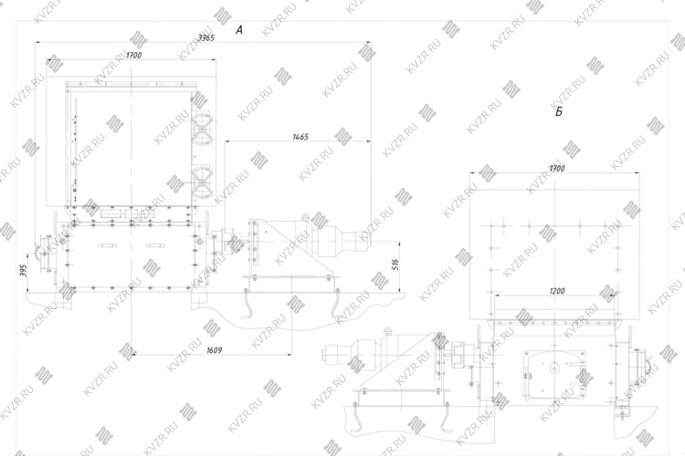 Топка ТЛПХ-1.1/3.5 чертеж